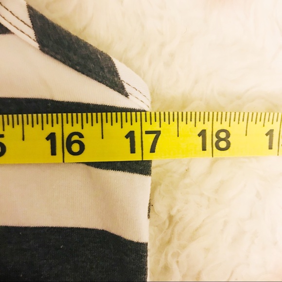 Color Thread Gray & White Striped Racer Back Maxi - Picture 3 of 8